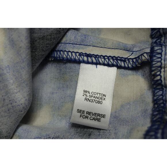 CATO Tie Dye Jacket Women's Large Ruffled Button Front Designer Cotton Blend - Picture 7 of 7